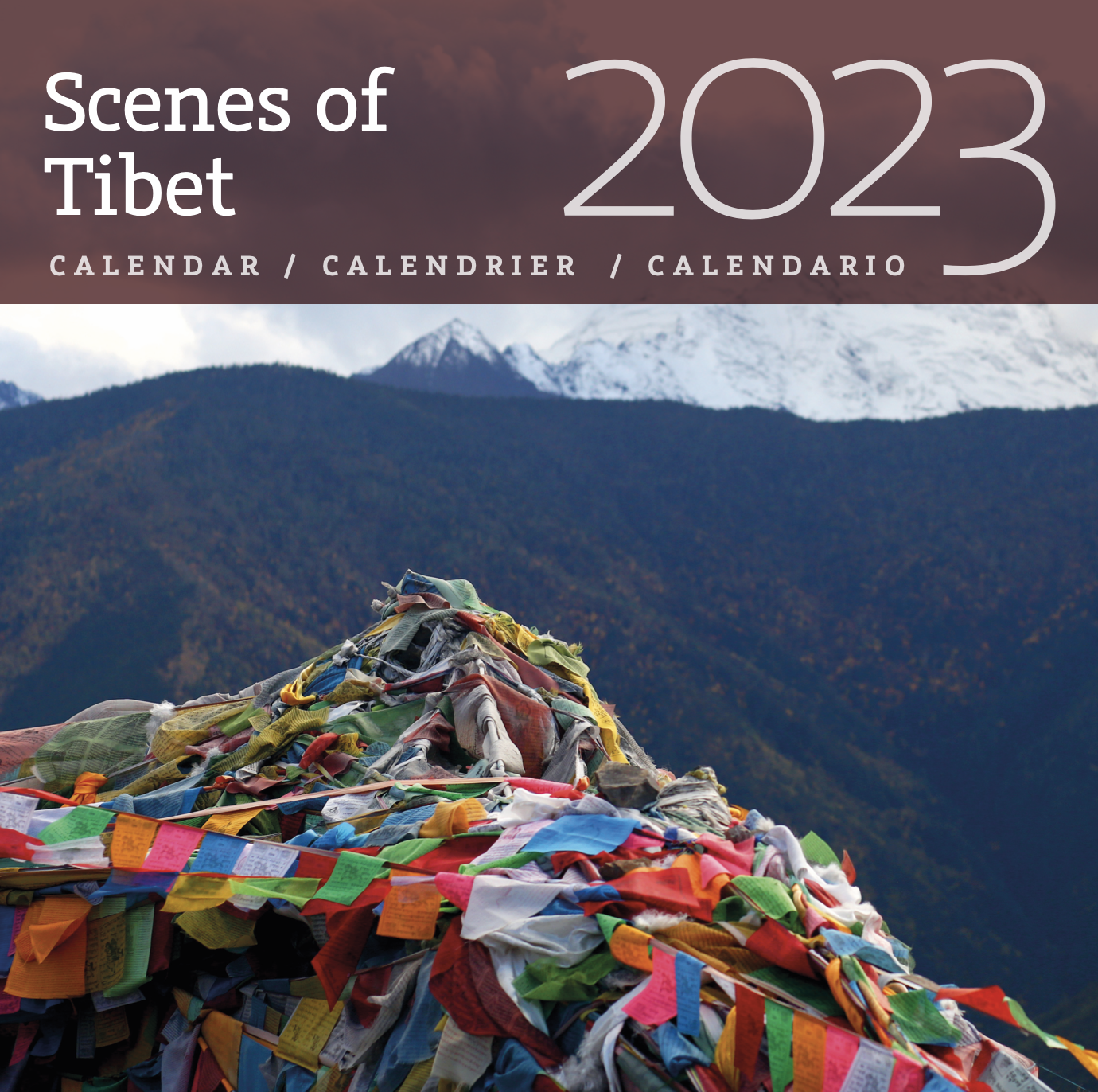 Scenes of Tibet 2023 Wall Calendar